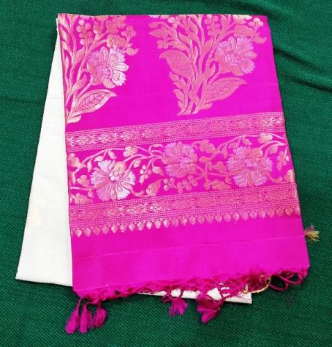 SOFT SILK SAREE WITH BLOUSE